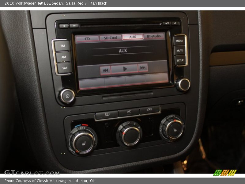 Salsa Red / Titan Black 2010 Volkswagen Jetta SE Sedan
