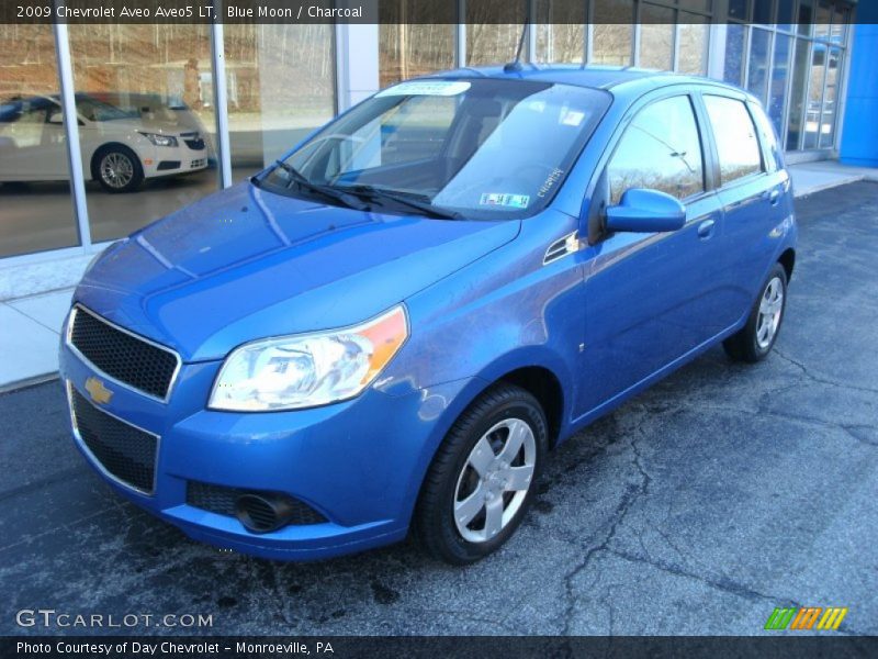 Blue Moon / Charcoal 2009 Chevrolet Aveo Aveo5 LT