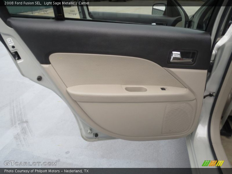 Light Sage Metallic / Camel 2008 Ford Fusion SEL