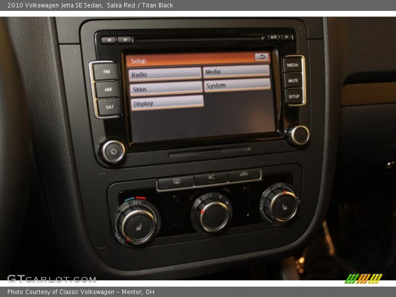 Salsa Red / Titan Black 2010 Volkswagen Jetta SE Sedan
