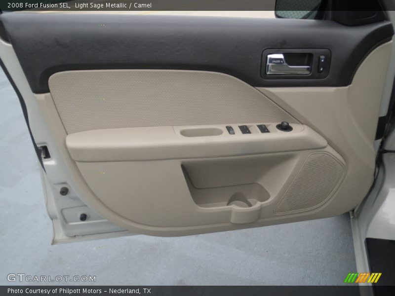Light Sage Metallic / Camel 2008 Ford Fusion SEL