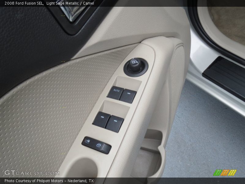 Light Sage Metallic / Camel 2008 Ford Fusion SEL