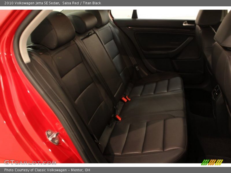 Salsa Red / Titan Black 2010 Volkswagen Jetta SE Sedan