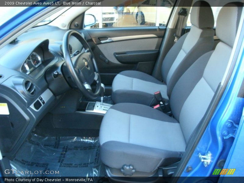 Blue Moon / Charcoal 2009 Chevrolet Aveo Aveo5 LT