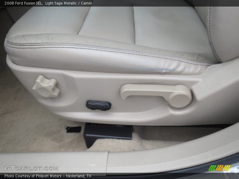 Light Sage Metallic / Camel 2008 Ford Fusion SEL