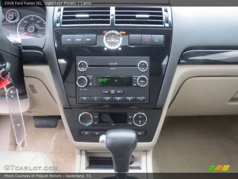 Light Sage Metallic / Camel 2008 Ford Fusion SEL