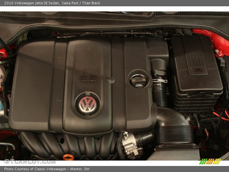 Salsa Red / Titan Black 2010 Volkswagen Jetta SE Sedan
