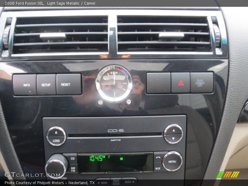 Light Sage Metallic / Camel 2008 Ford Fusion SEL