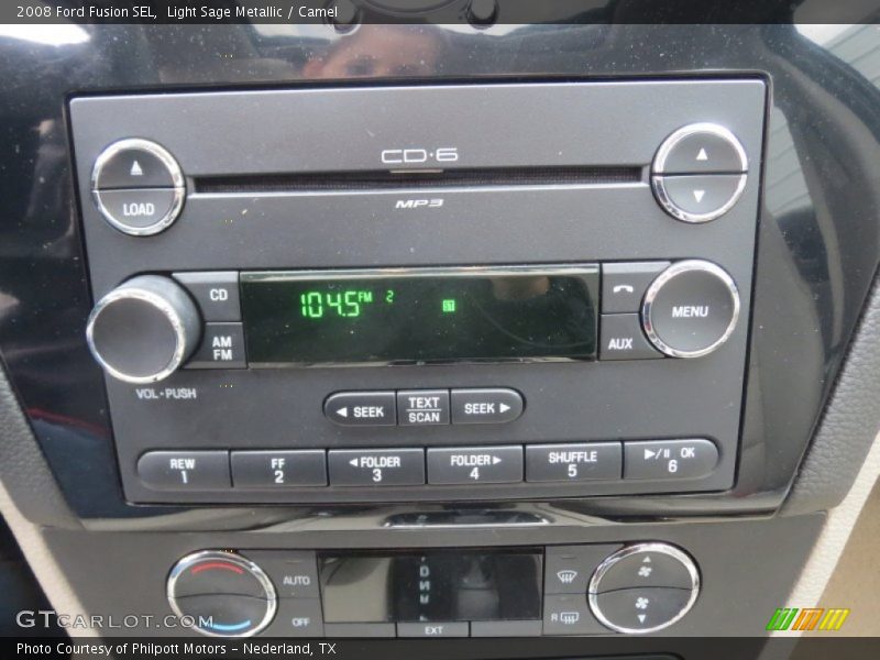 Light Sage Metallic / Camel 2008 Ford Fusion SEL