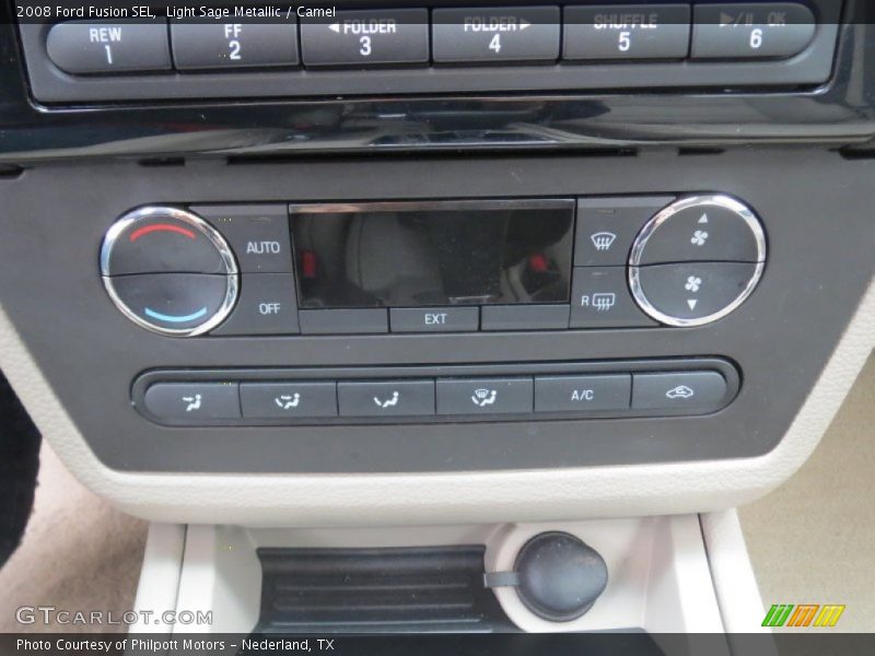 Light Sage Metallic / Camel 2008 Ford Fusion SEL