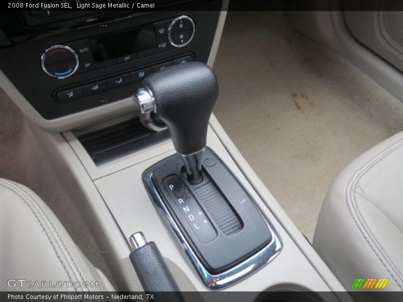 Light Sage Metallic / Camel 2008 Ford Fusion SEL