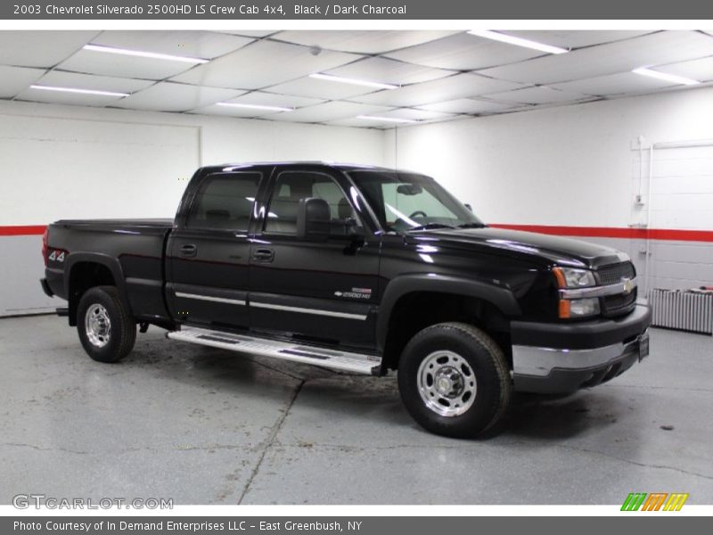 Black / Dark Charcoal 2003 Chevrolet Silverado 2500HD LS Crew Cab 4x4
