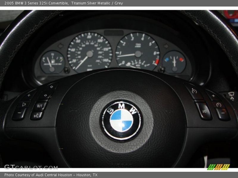 Titanium Silver Metallic / Grey 2005 BMW 3 Series 325i Convertible
