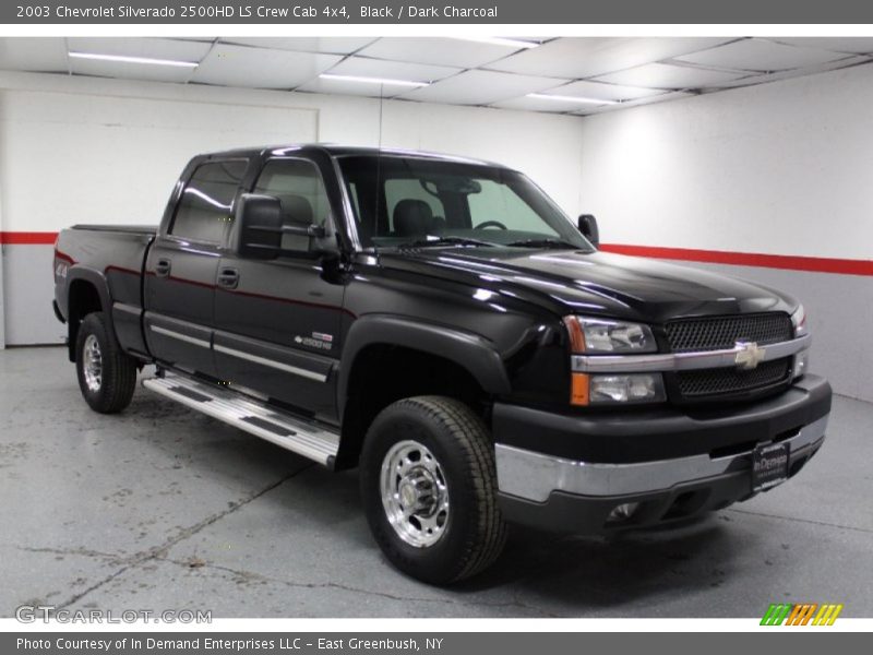 Black / Dark Charcoal 2003 Chevrolet Silverado 2500HD LS Crew Cab 4x4