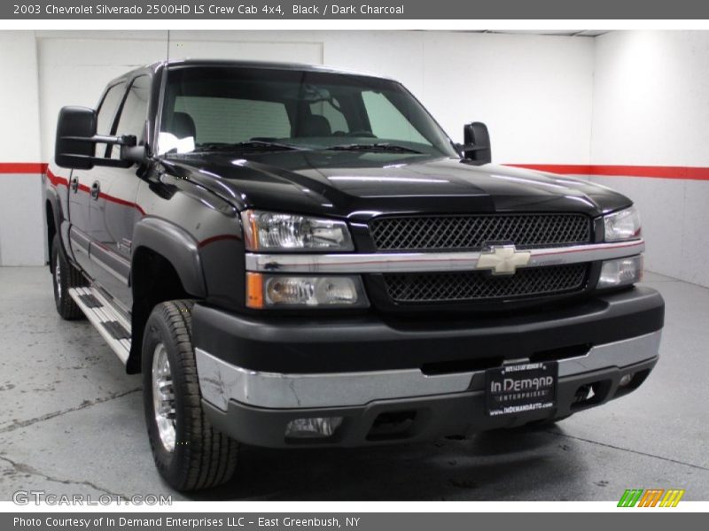 Black / Dark Charcoal 2003 Chevrolet Silverado 2500HD LS Crew Cab 4x4