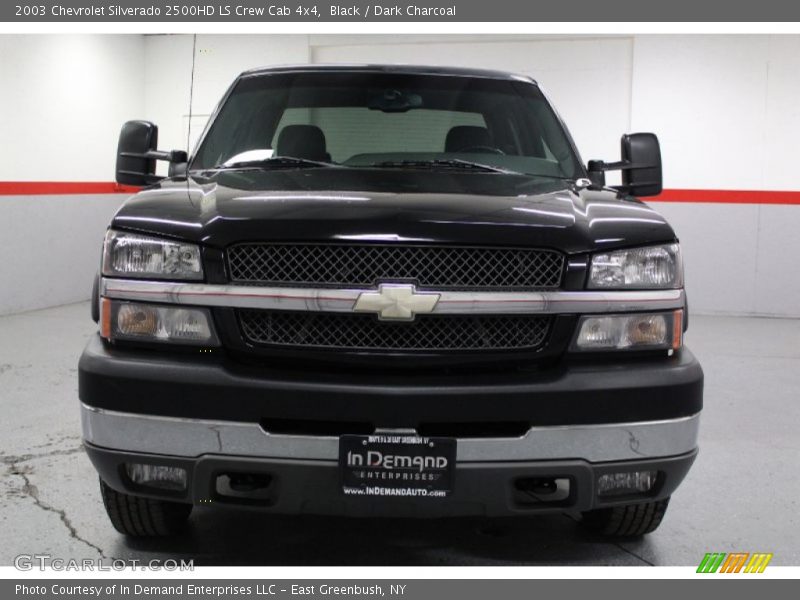 Black / Dark Charcoal 2003 Chevrolet Silverado 2500HD LS Crew Cab 4x4