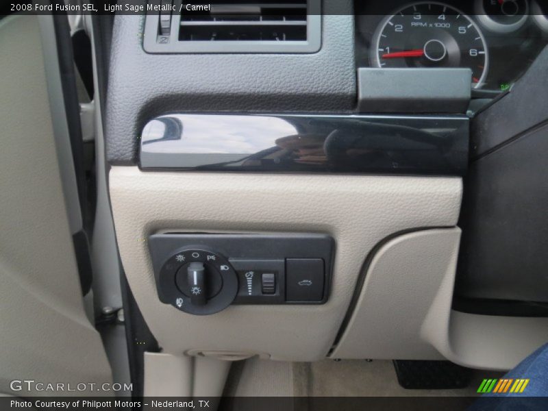Light Sage Metallic / Camel 2008 Ford Fusion SEL