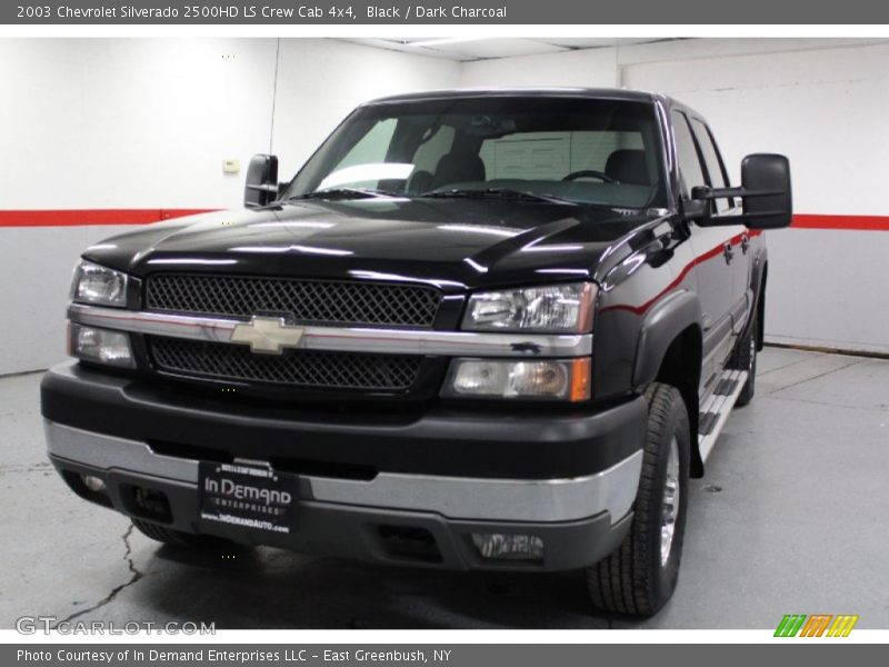 Black / Dark Charcoal 2003 Chevrolet Silverado 2500HD LS Crew Cab 4x4