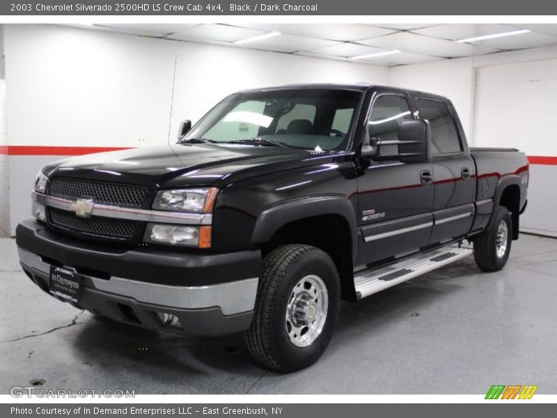 Black / Dark Charcoal 2003 Chevrolet Silverado 2500HD LS Crew Cab 4x4