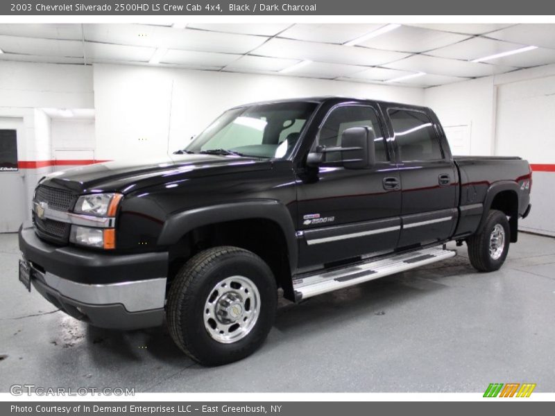 Black / Dark Charcoal 2003 Chevrolet Silverado 2500HD LS Crew Cab 4x4
