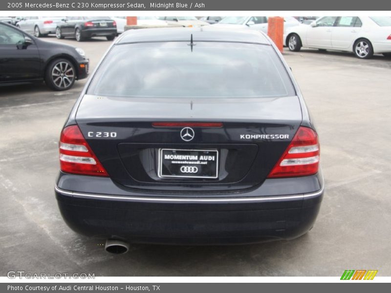 Midnight Blue / Ash 2005 Mercedes-Benz C 230 Kompressor Sedan