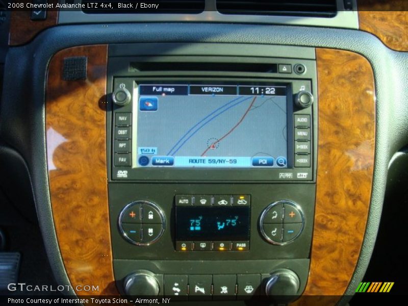 Black / Ebony 2008 Chevrolet Avalanche LTZ 4x4