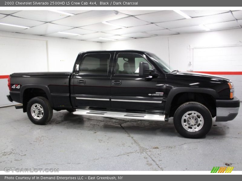 Black / Dark Charcoal 2003 Chevrolet Silverado 2500HD LS Crew Cab 4x4