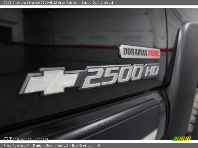Black / Dark Charcoal 2003 Chevrolet Silverado 2500HD LS Crew Cab 4x4