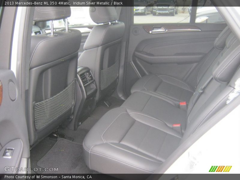 Iridium Silver Metallic / Black 2013 Mercedes-Benz ML 350 4Matic