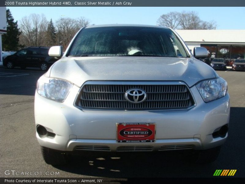 Classic Silver Metallic / Ash Gray 2008 Toyota Highlander Hybrid 4WD