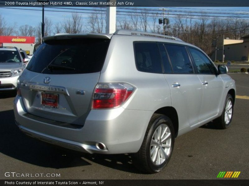 Classic Silver Metallic / Ash Gray 2008 Toyota Highlander Hybrid 4WD
