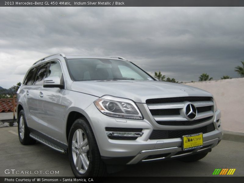 Iridium Silver Metallic / Black 2013 Mercedes-Benz GL 450 4Matic