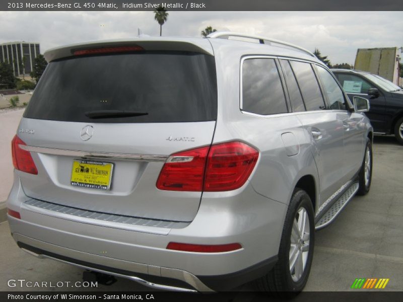 Iridium Silver Metallic / Black 2013 Mercedes-Benz GL 450 4Matic