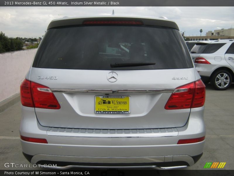 Iridium Silver Metallic / Black 2013 Mercedes-Benz GL 450 4Matic
