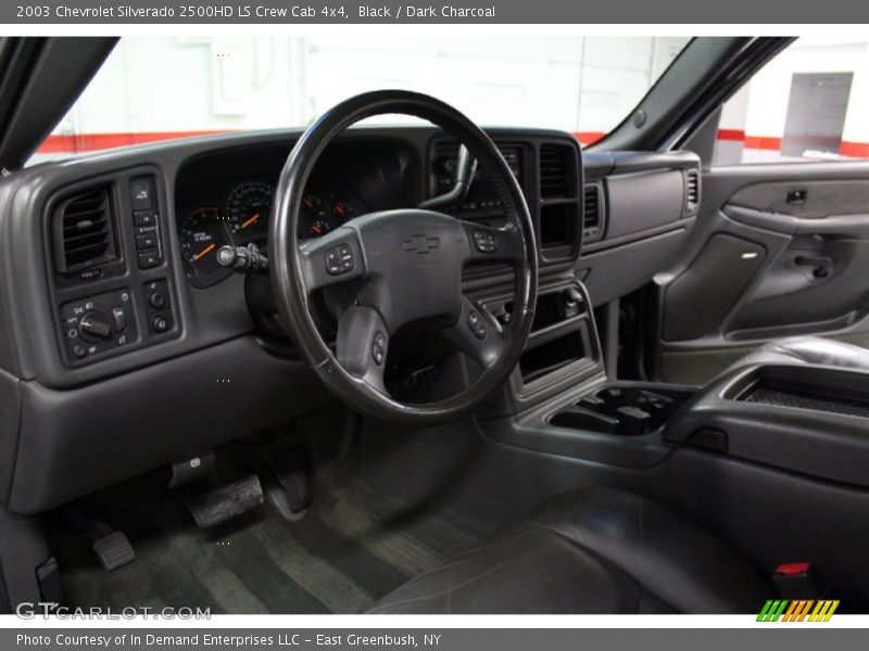 Black / Dark Charcoal 2003 Chevrolet Silverado 2500HD LS Crew Cab 4x4