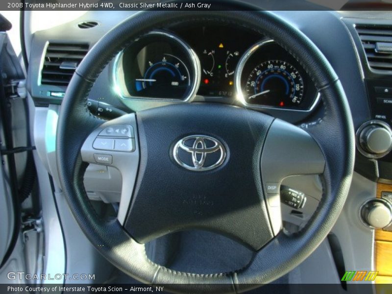 Classic Silver Metallic / Ash Gray 2008 Toyota Highlander Hybrid 4WD