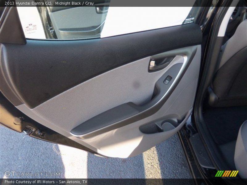 Midnight Black / Gray 2013 Hyundai Elantra GLS