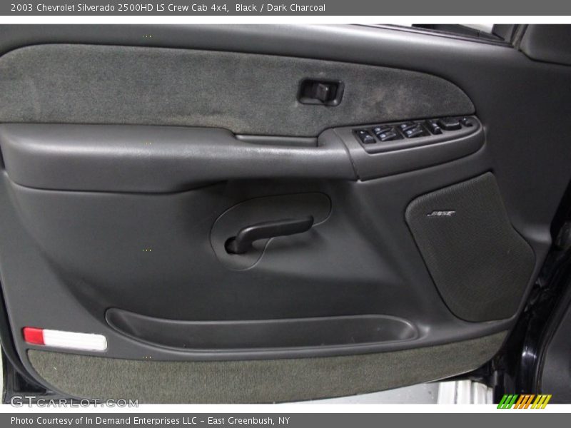 Black / Dark Charcoal 2003 Chevrolet Silverado 2500HD LS Crew Cab 4x4