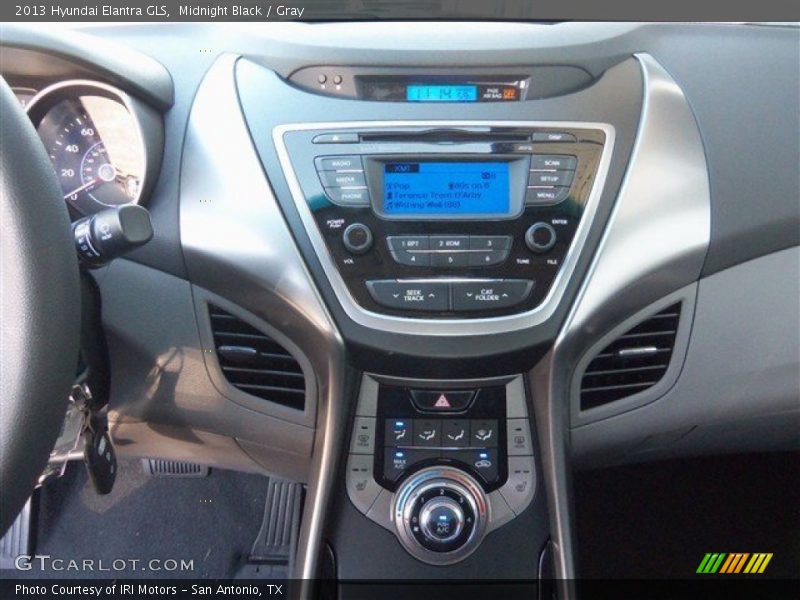 Midnight Black / Gray 2013 Hyundai Elantra GLS