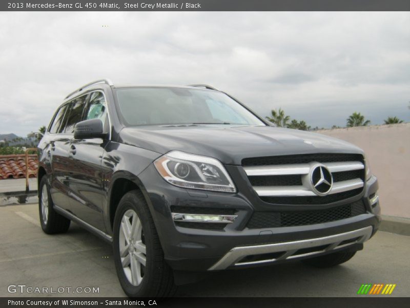 Steel Grey Metallic / Black 2013 Mercedes-Benz GL 450 4Matic