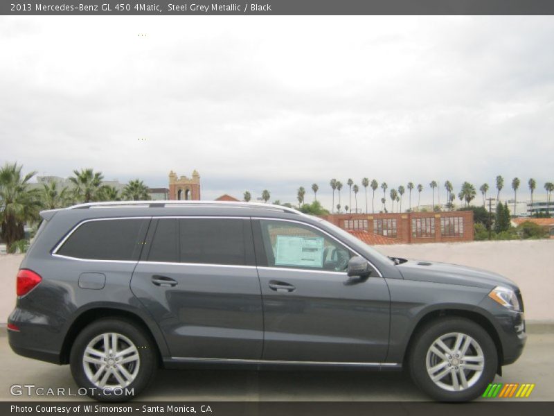 Steel Grey Metallic / Black 2013 Mercedes-Benz GL 450 4Matic