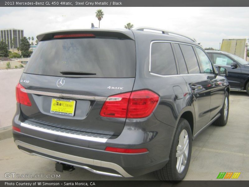 Steel Grey Metallic / Black 2013 Mercedes-Benz GL 450 4Matic