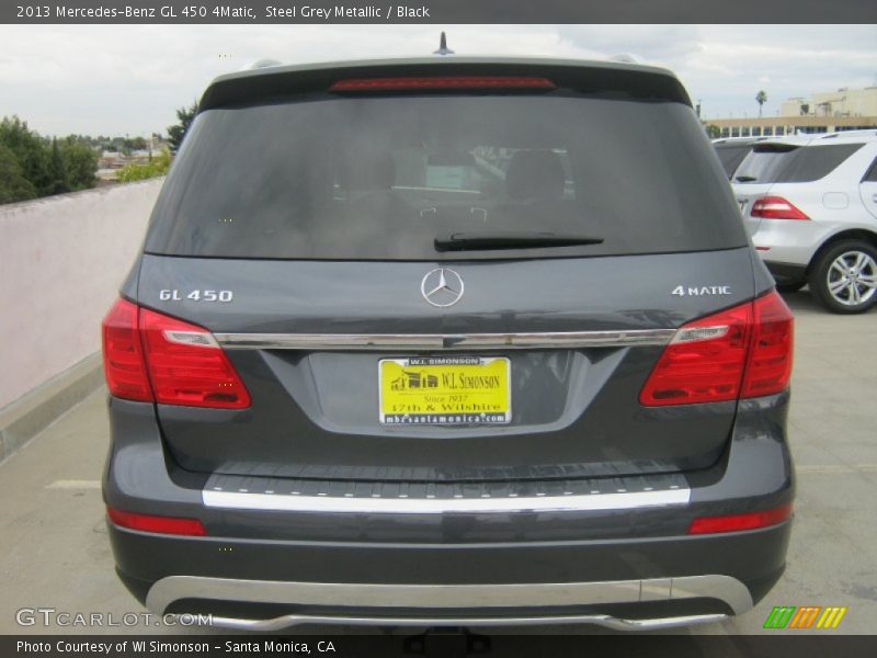 Steel Grey Metallic / Black 2013 Mercedes-Benz GL 450 4Matic