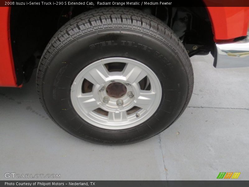 Radiant Orange Metallic / Medium Pewter 2008 Isuzu i-Series Truck i-290 S Extended Cab