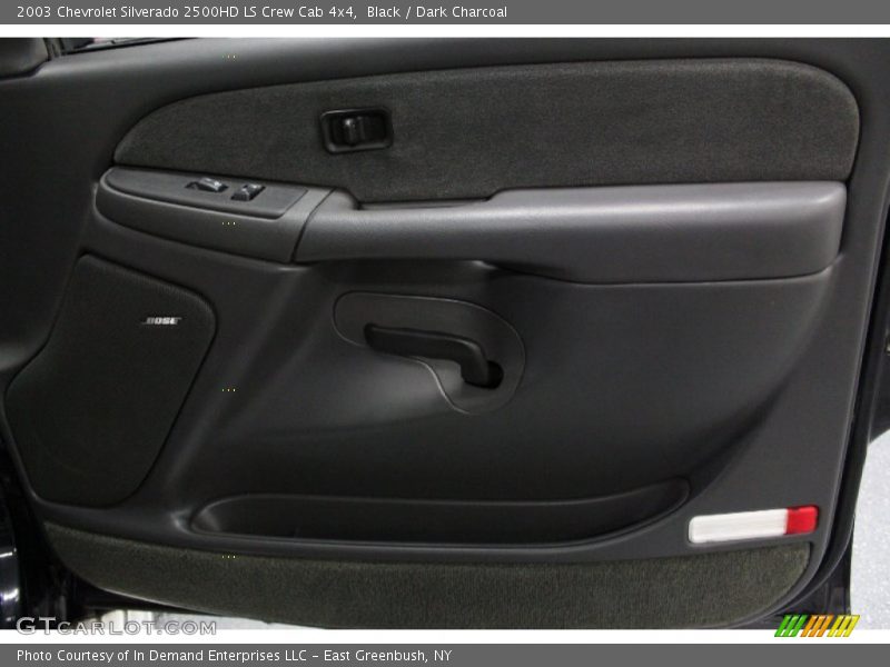 Black / Dark Charcoal 2003 Chevrolet Silverado 2500HD LS Crew Cab 4x4
