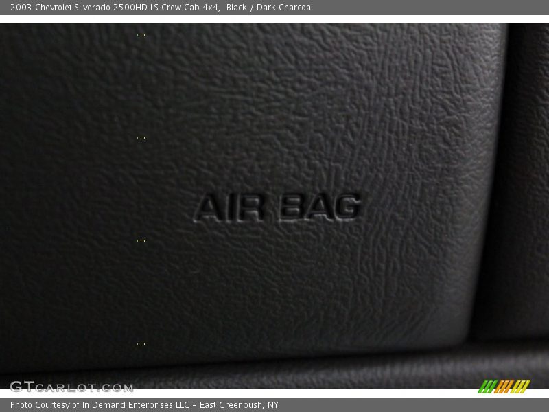 Black / Dark Charcoal 2003 Chevrolet Silverado 2500HD LS Crew Cab 4x4