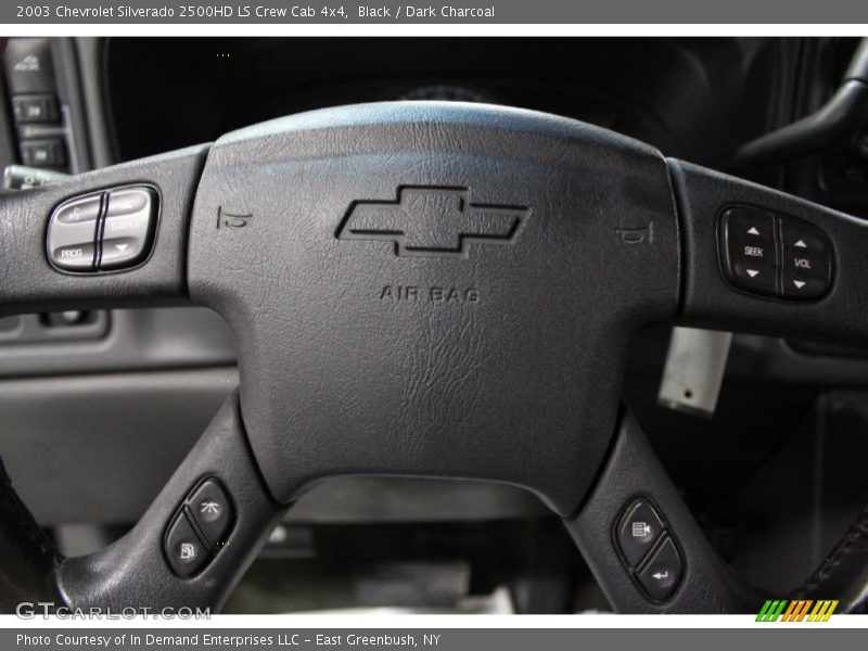 Black / Dark Charcoal 2003 Chevrolet Silverado 2500HD LS Crew Cab 4x4