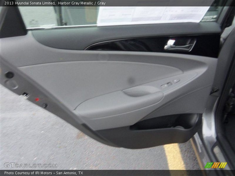 Harbor Gray Metallic / Gray 2013 Hyundai Sonata Limited