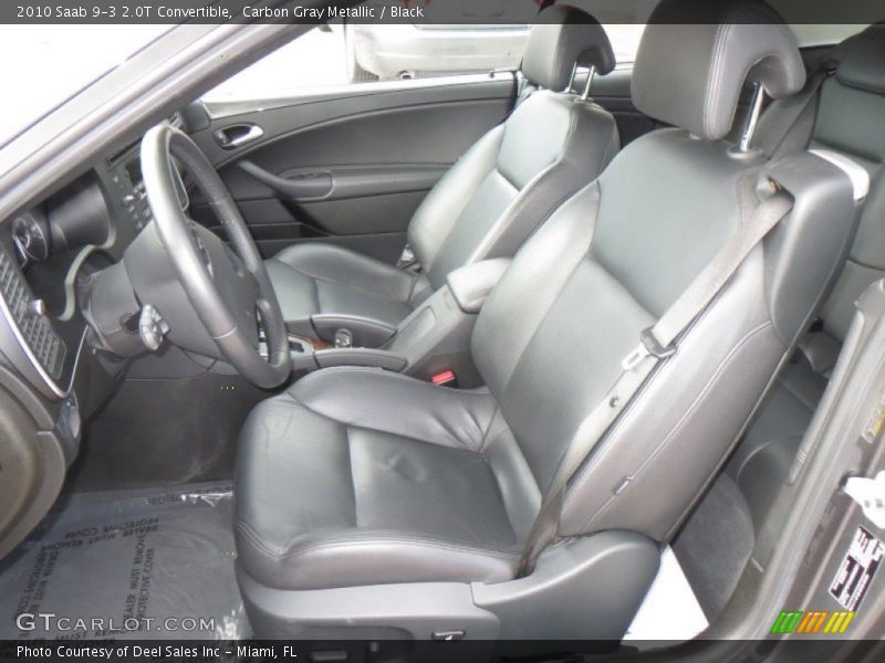  2010 9-3 2.0T Convertible Black Interior
