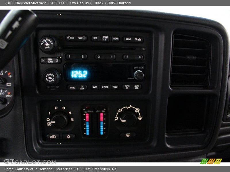 Black / Dark Charcoal 2003 Chevrolet Silverado 2500HD LS Crew Cab 4x4